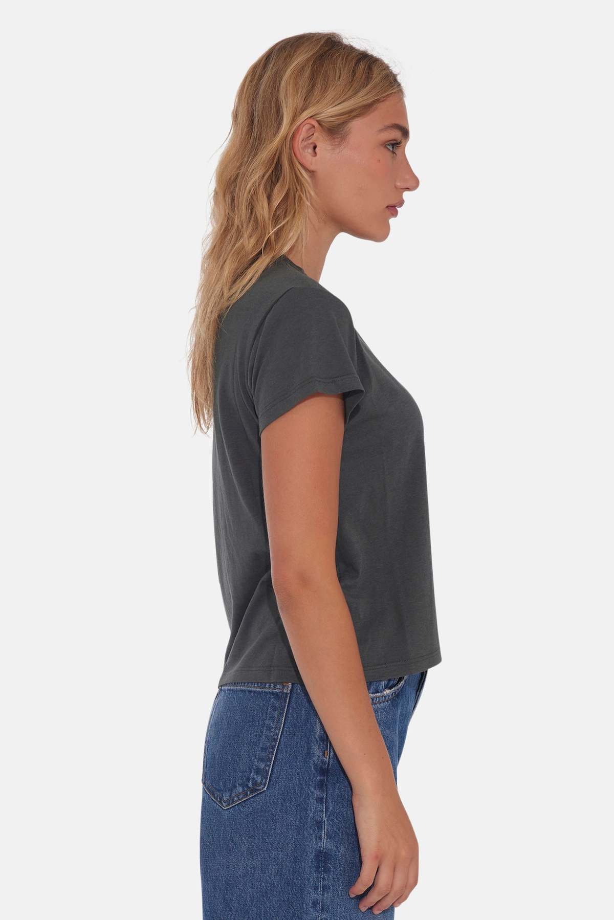 The Tile Club Bebe Lux Tee - Dark Green - Image 4 of 7