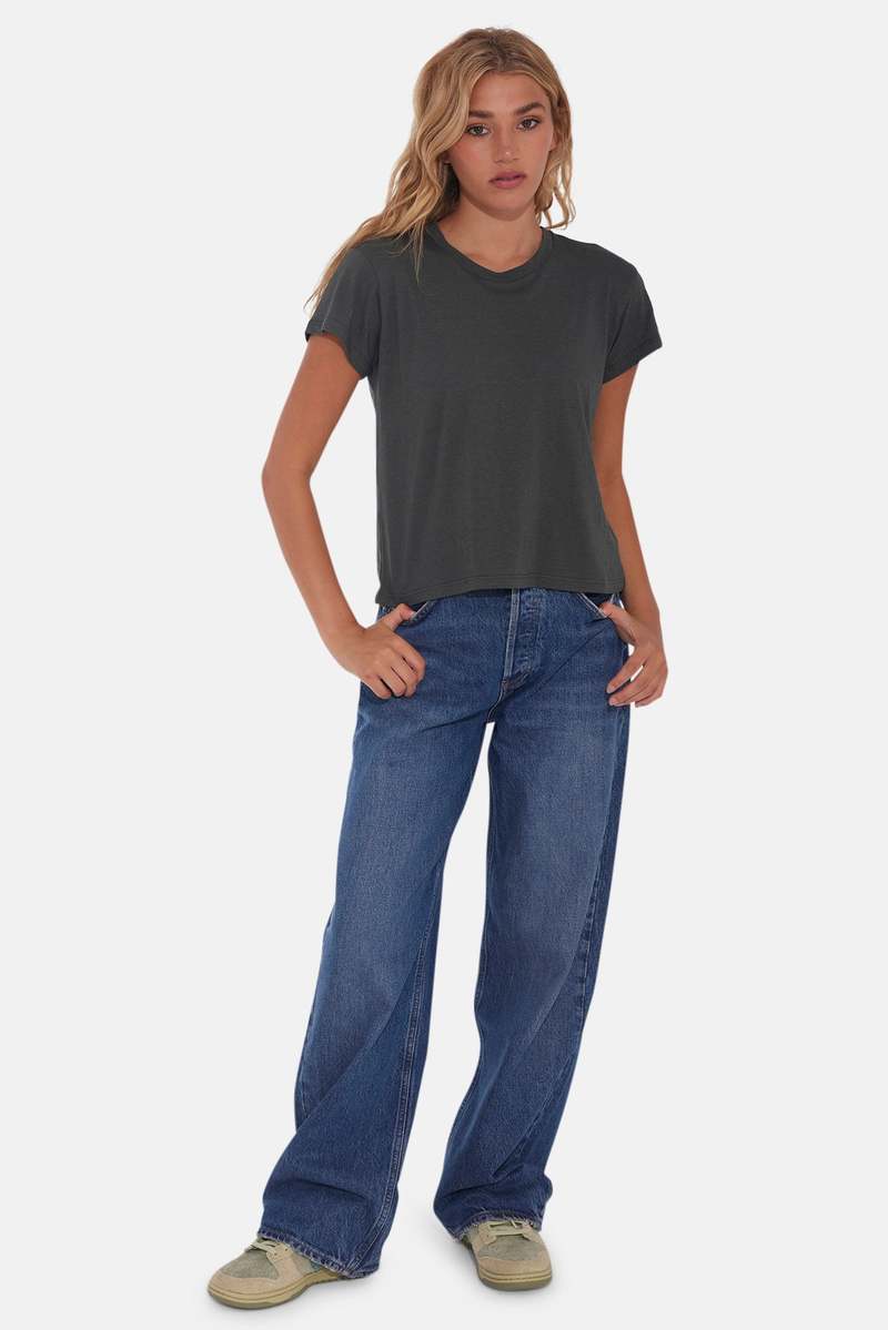 The Tile Club Bebe Lux Tee - Dark Green