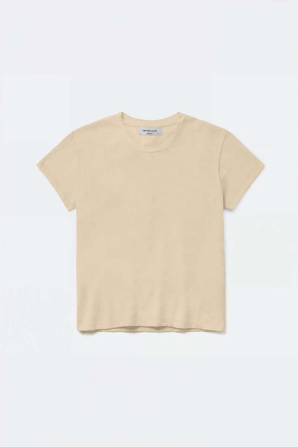 The Tile Club Bebe Lux Tee - Light Yellow