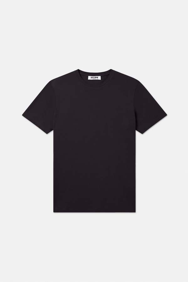 Blue&Cream Luxe Jersey Tee - Black