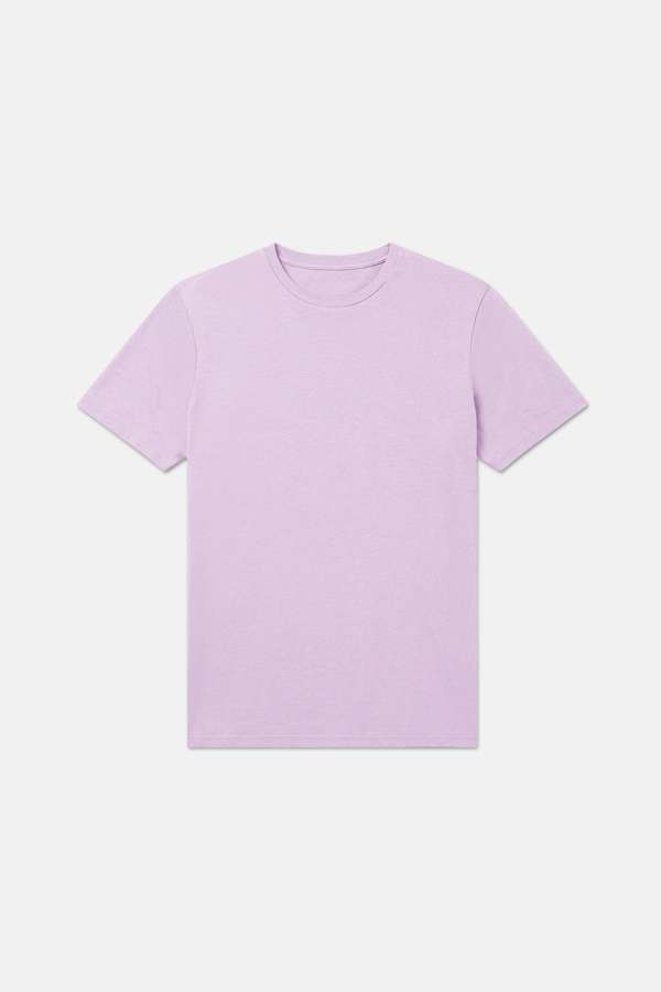 Blue&Cream Luxe Jersey Tee - Pale Purple