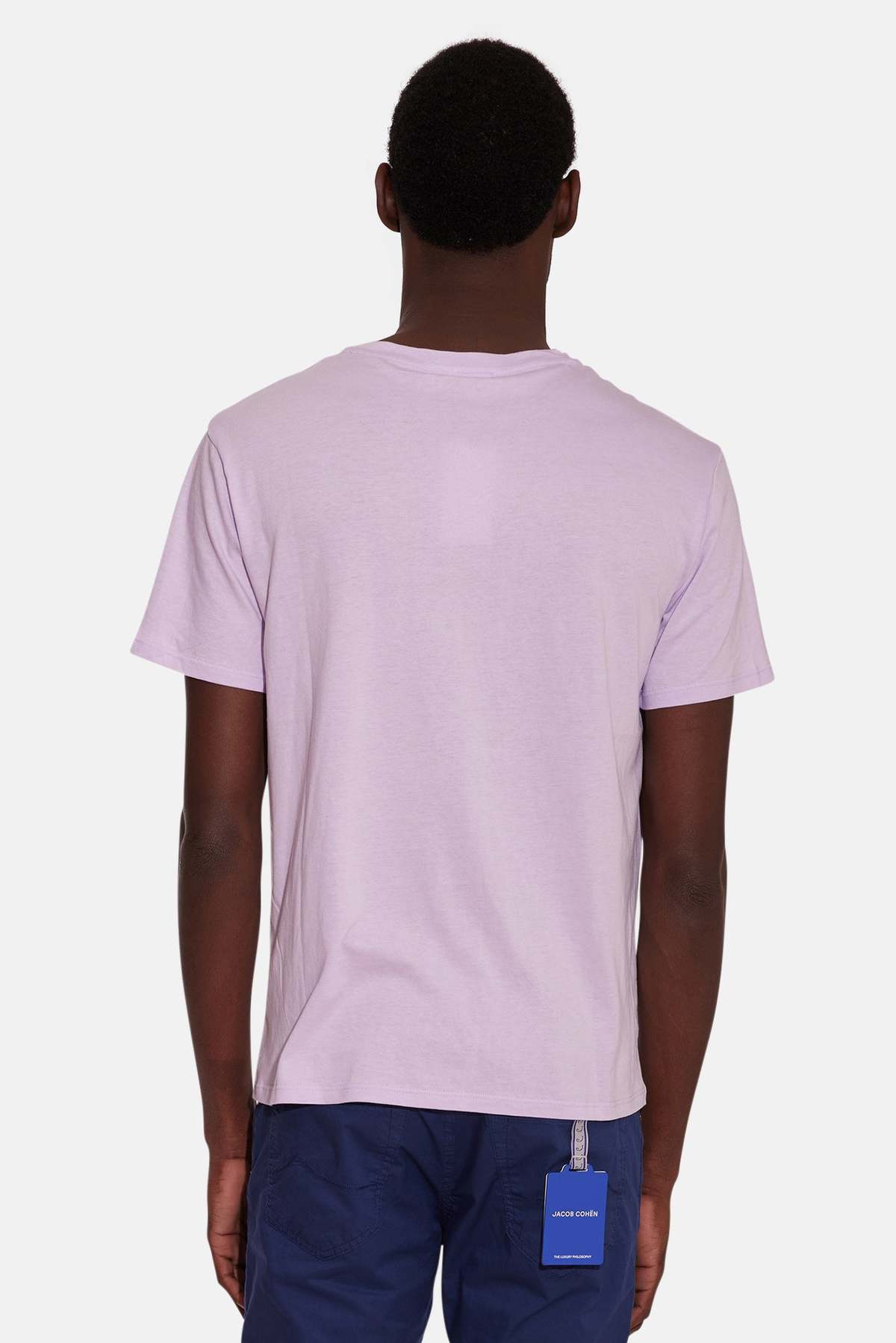 Blue&Cream Luxe Jersey Tee - Pale Purple - Image 5 of 7