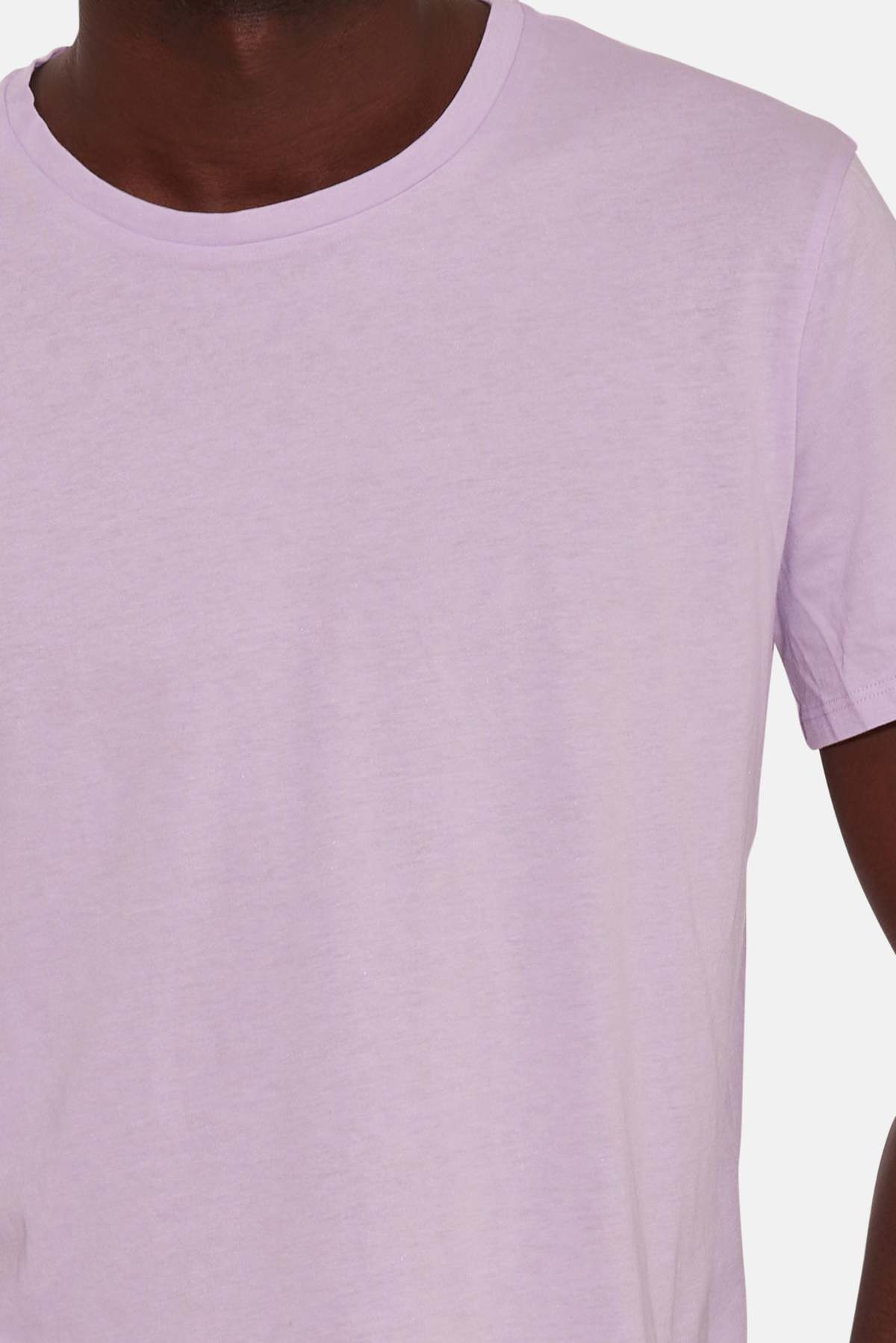 Blue&Cream Luxe Jersey Tee - Pale Purple - Image 7 of 7