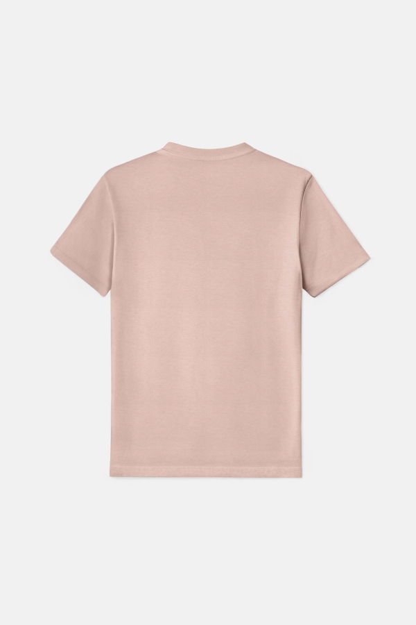 Blue&Cream Smooth Tee - Soft Taupe