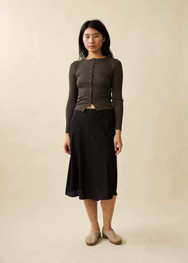Penny Sage Slip Skirt