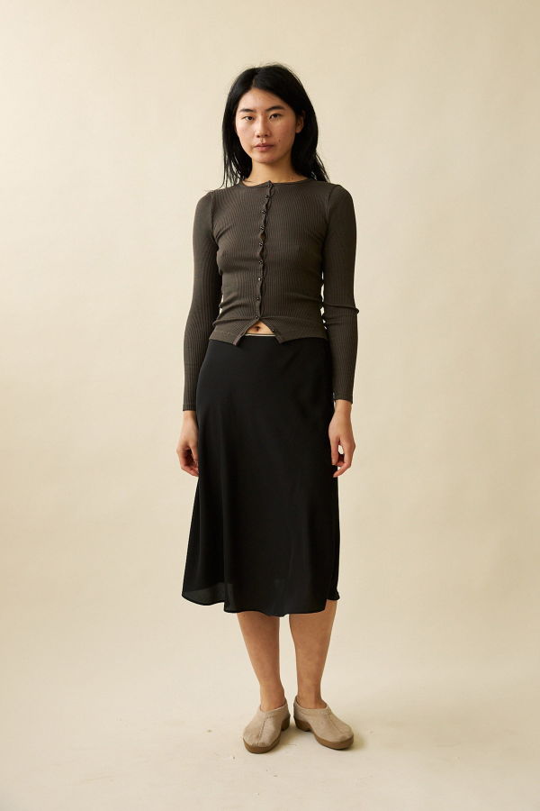 Penny Sage Slip Skirt