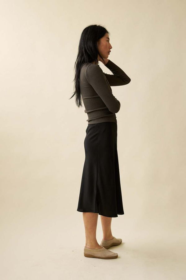 Penny Sage Slip Skirt