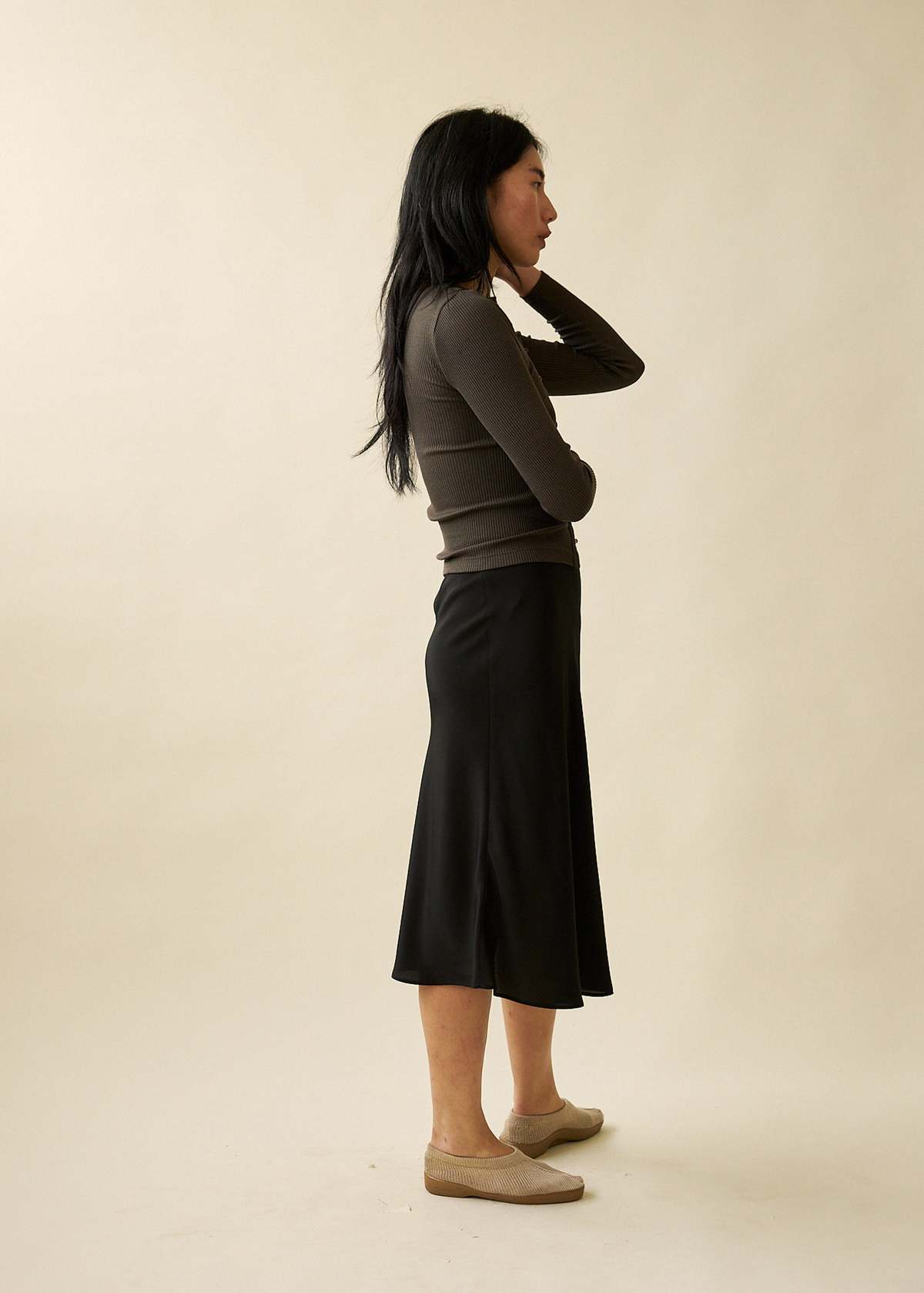 Penny Sage Slip Skirt - Image 2 of 4