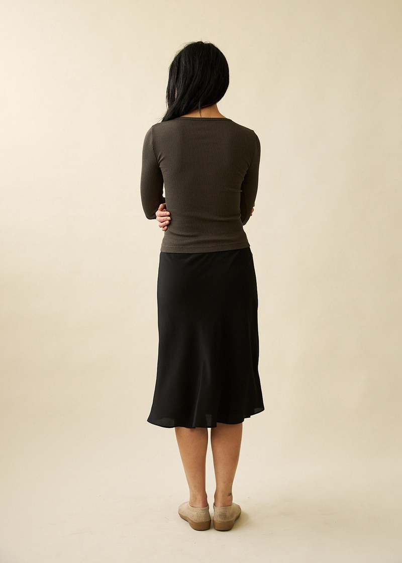 Penny Sage Slip Skirt