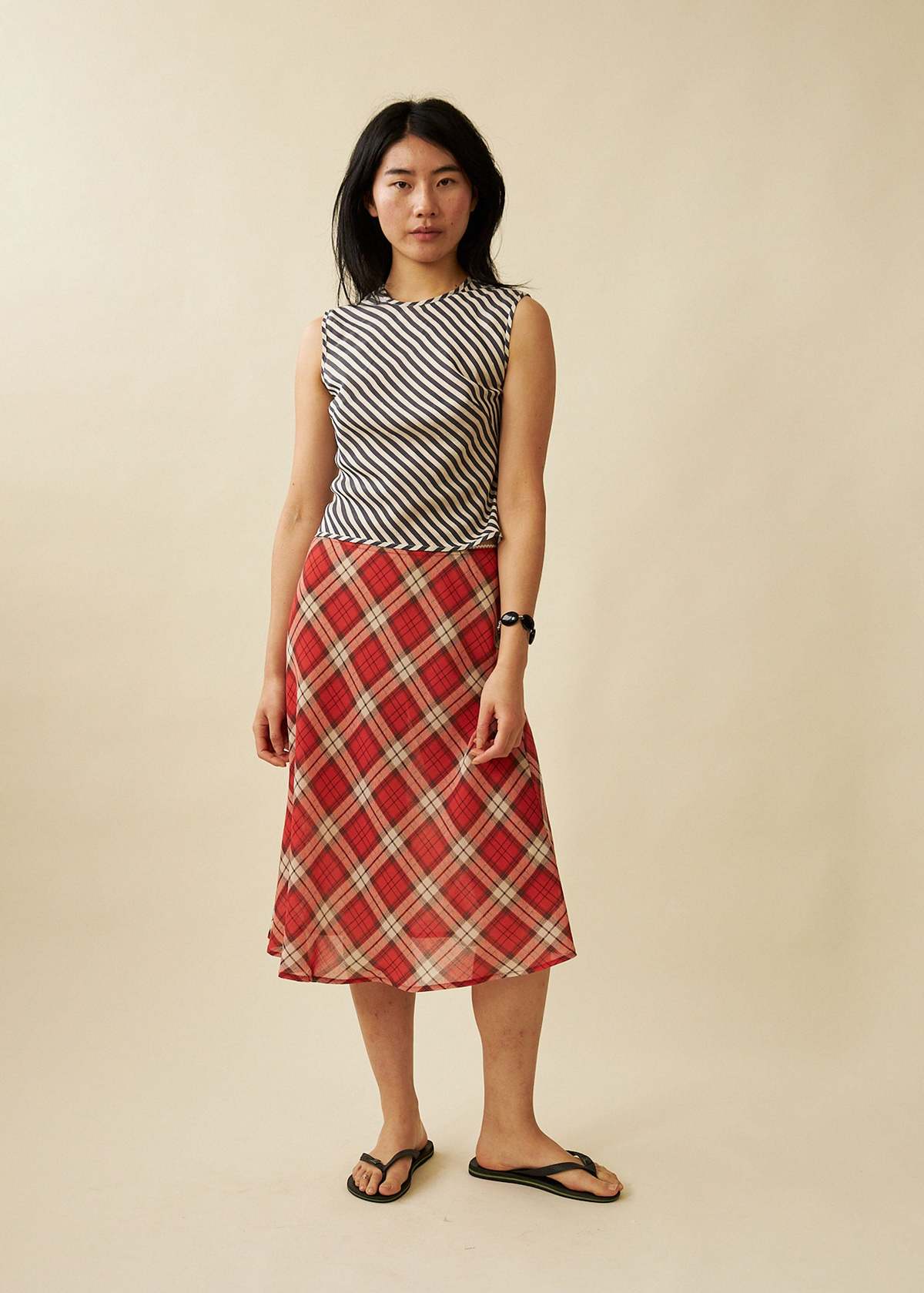 Penny Sage Slip Skirt - Image 1 of 5