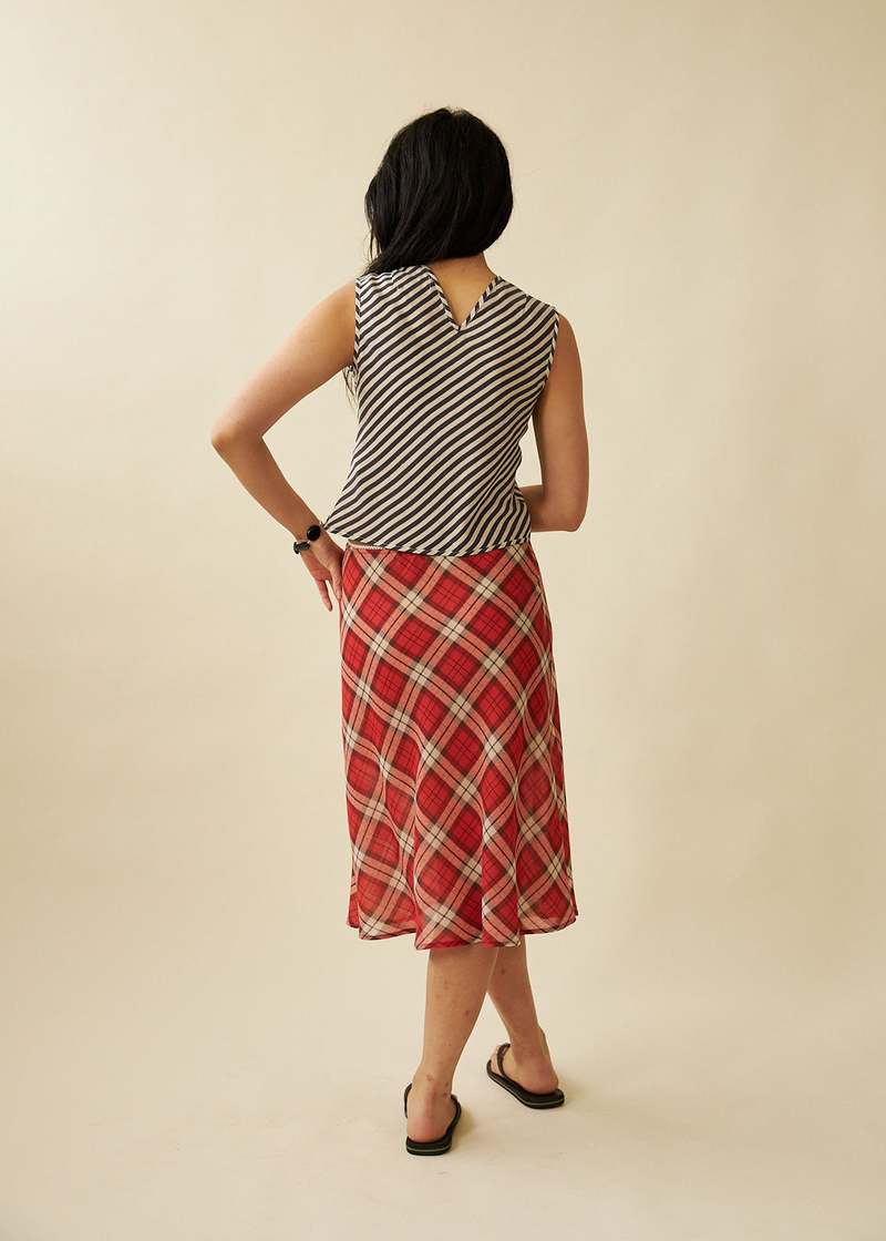 Penny Sage Slip Skirt