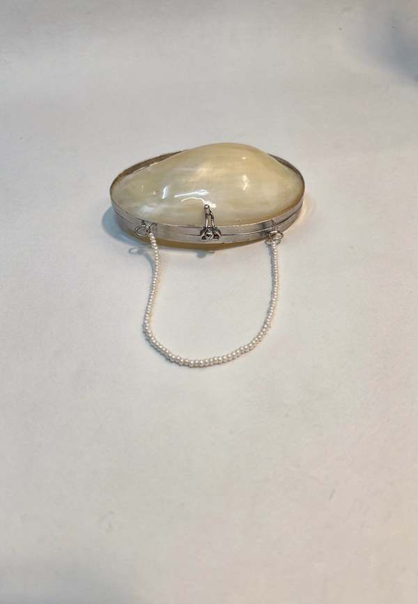 IKKIVI Sea Shell Micro Purse Bag - Off-White