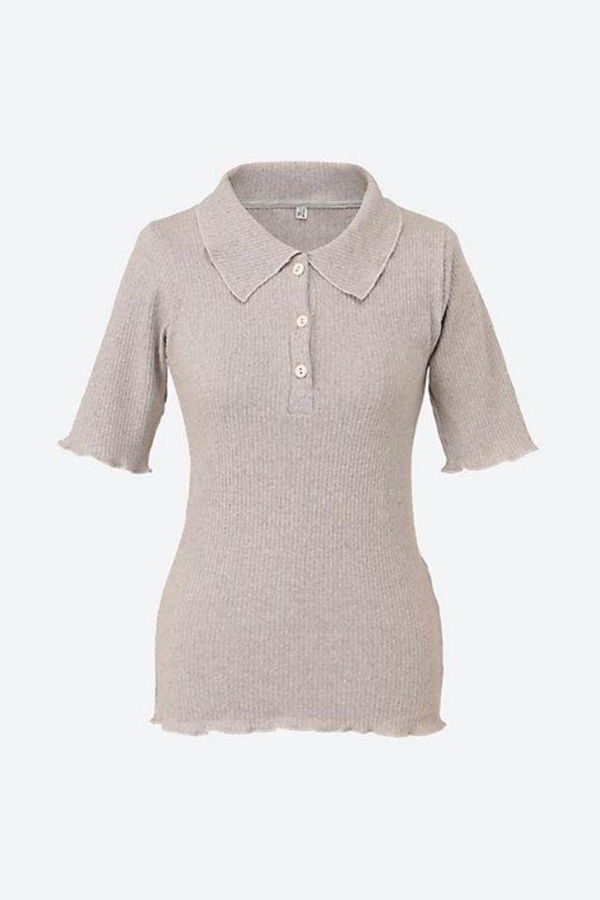 Baserange Polo Shirt - Grey Melange