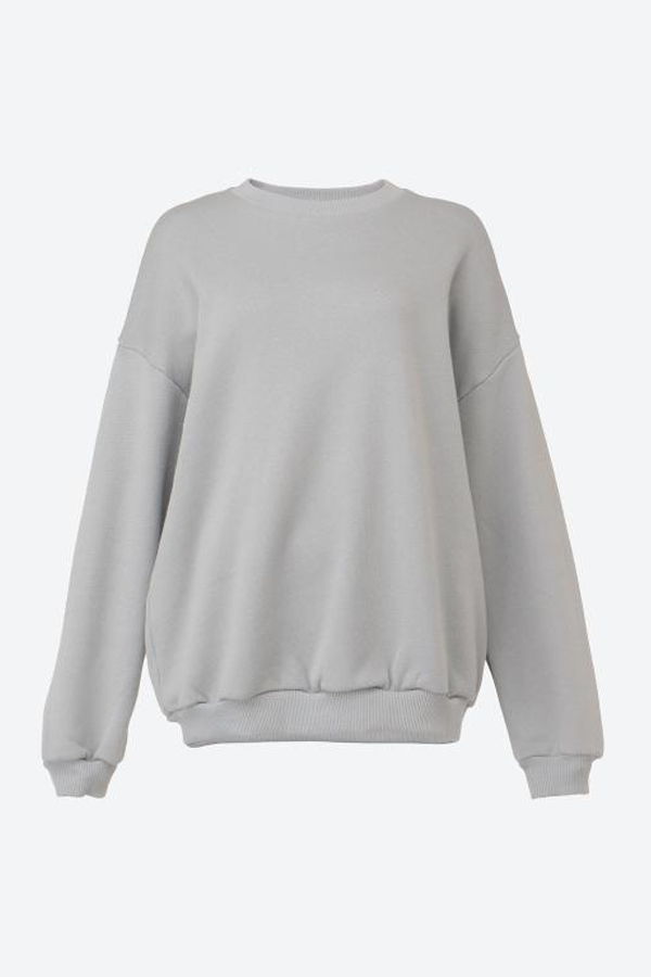 Baserange Tunic Top - White Stone Blue