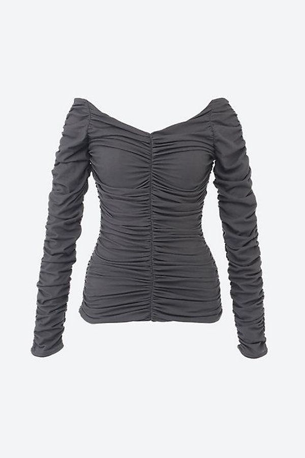 Paloma Wool Tunic Top - Gray