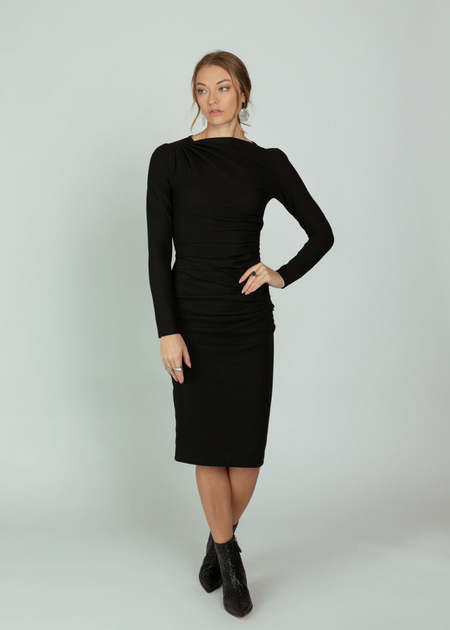 smythe one shoulder dress Single Shoulder Dress