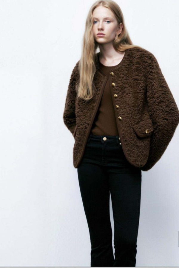LADYBIRD Kate Textured Cardigan - Brown
