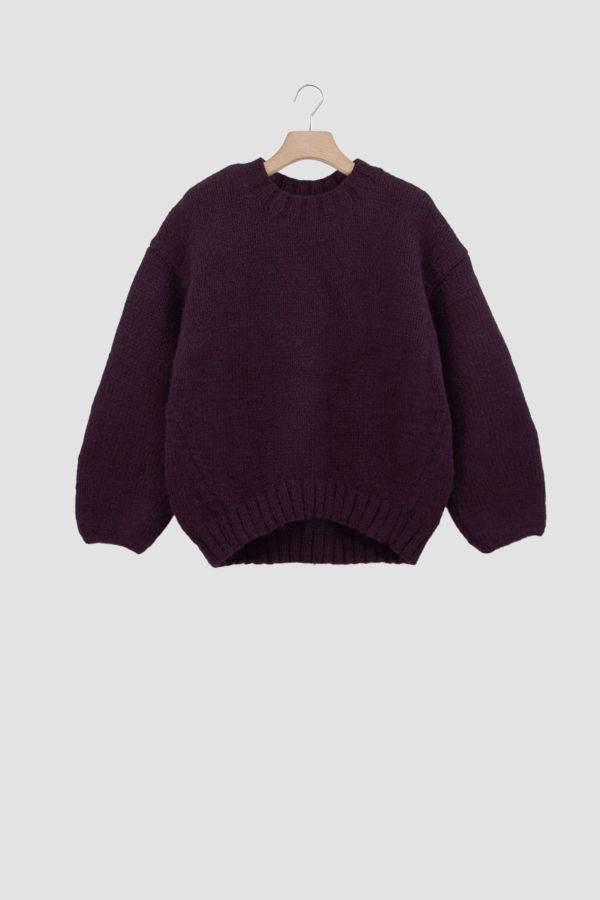 JULIA JENTZSCH Fiennes Baby Alpaca Merino Blend Handknit Sweater