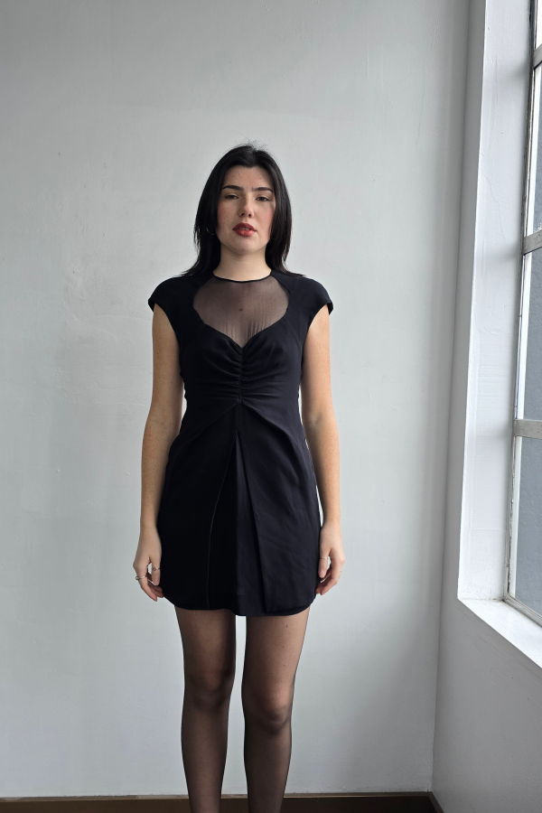Vintage Giorgio Armani Silk Cutout Dress