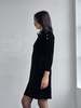 Vintage Sonia Rykiel Velvet Easy Dress - Black - Thumbnail 4