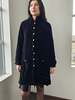 Vintage Sonia Rykiel Quilted Velvet Coat - Thumbnail 1