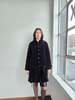 Vintage Sonia Rykiel Quilted Velvet Coat - Thumbnail 3