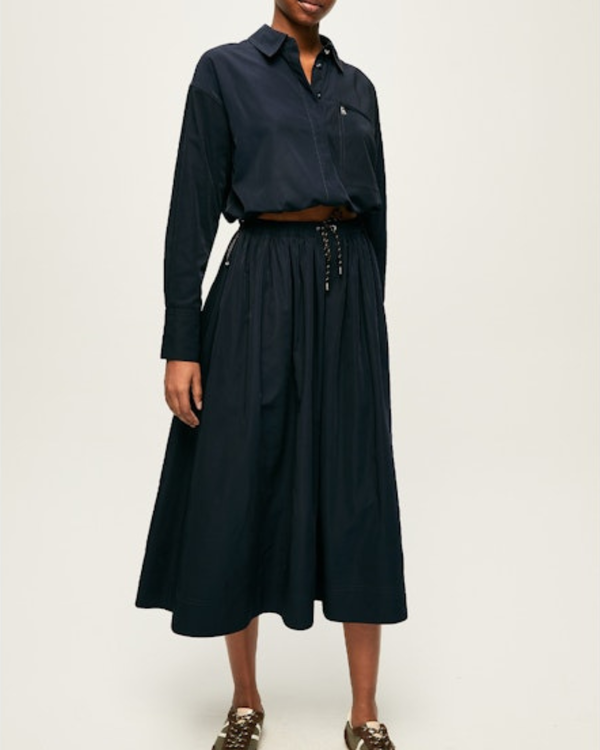 Veronica Beard Bates Skirt - Navy