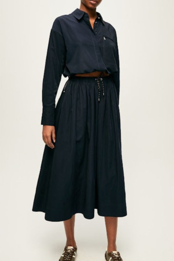 Veronica Beard Bates Skirt - Navy