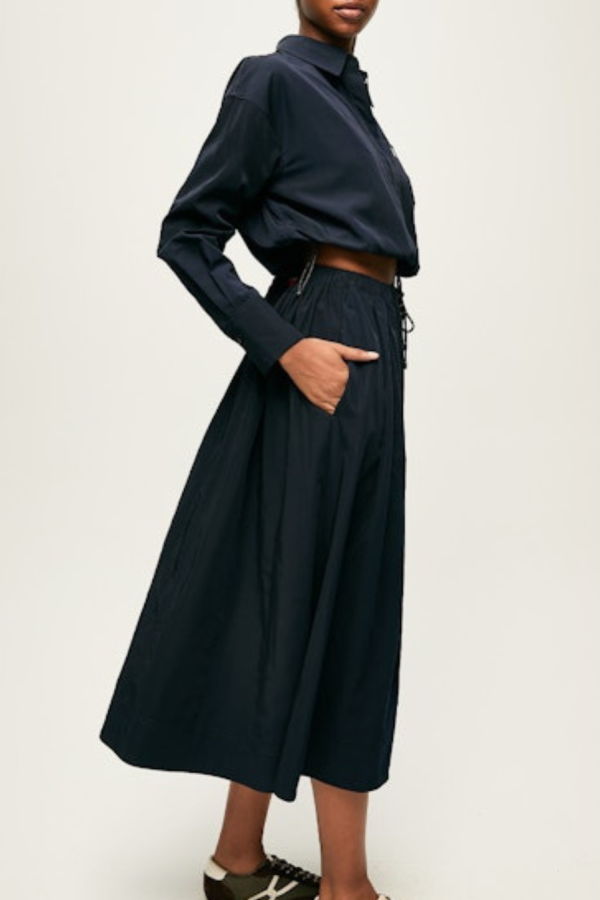 Veronica Beard Bates Skirt - Navy