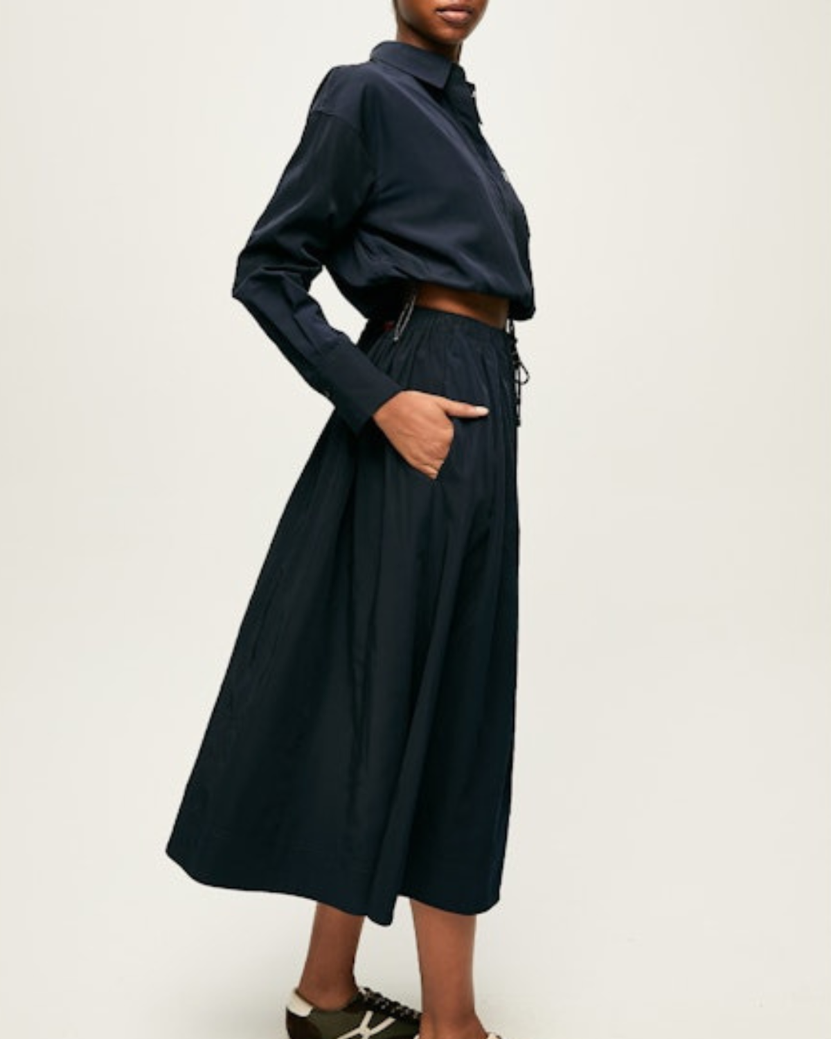 Veronica Beard Bates Skirt - Navy - Image 2 of 3