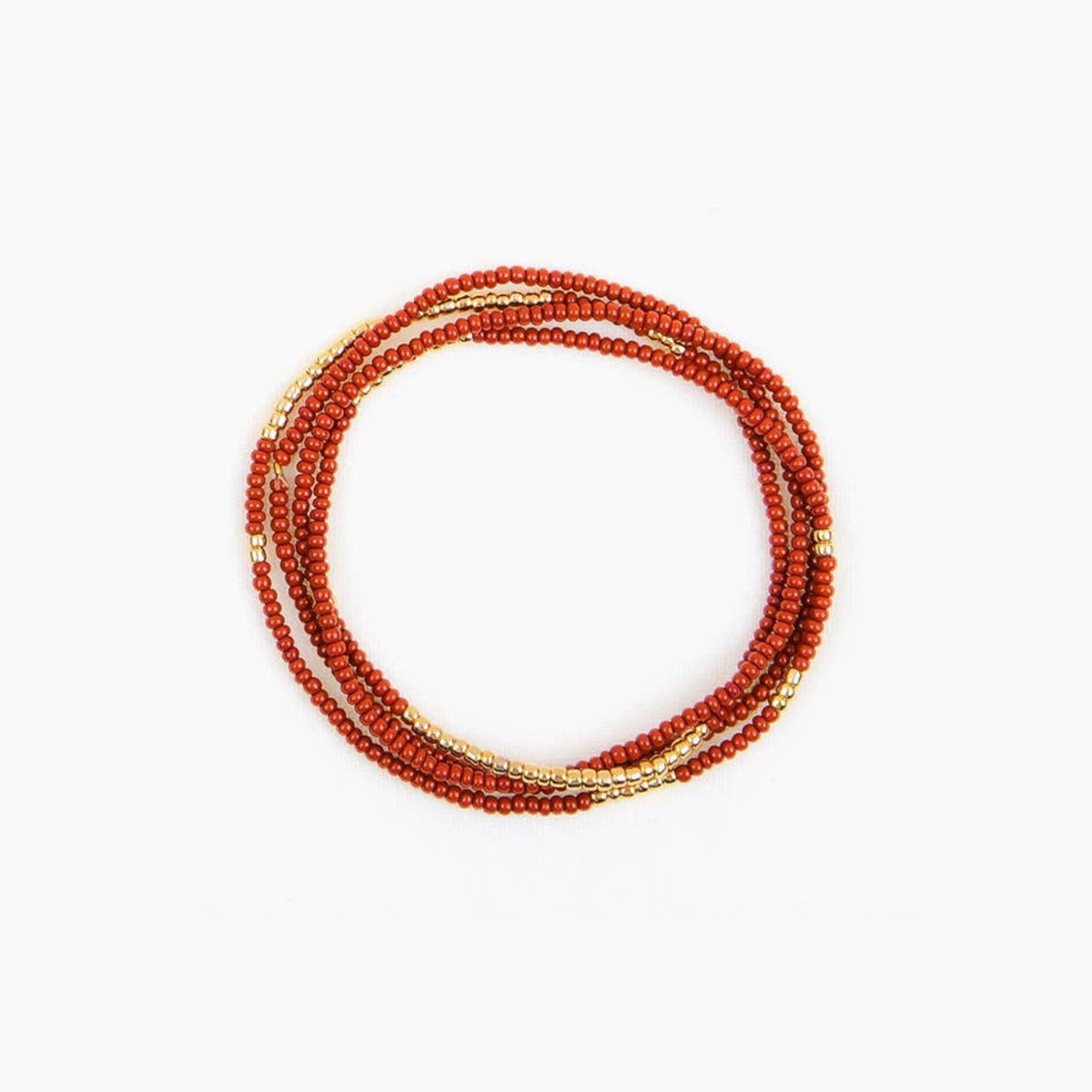Altiplano Gold Bead Stretch Necklace / Wrap Bracelet - Image 2 of 3