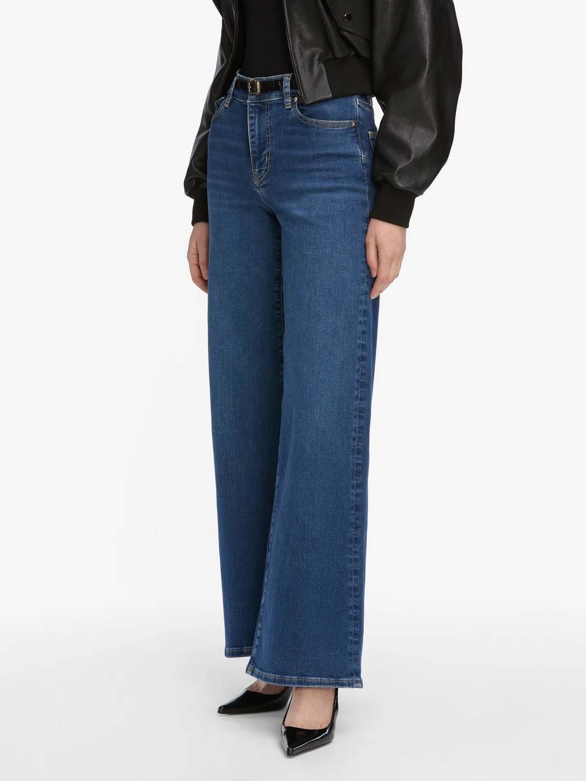 Frame Le Slim Palazzo Jeans - Femma - Image 4 of 5