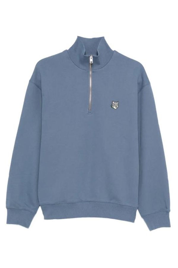 Maison Kitsuné PM00305KM03410380 Tunic Top - Seine Blue