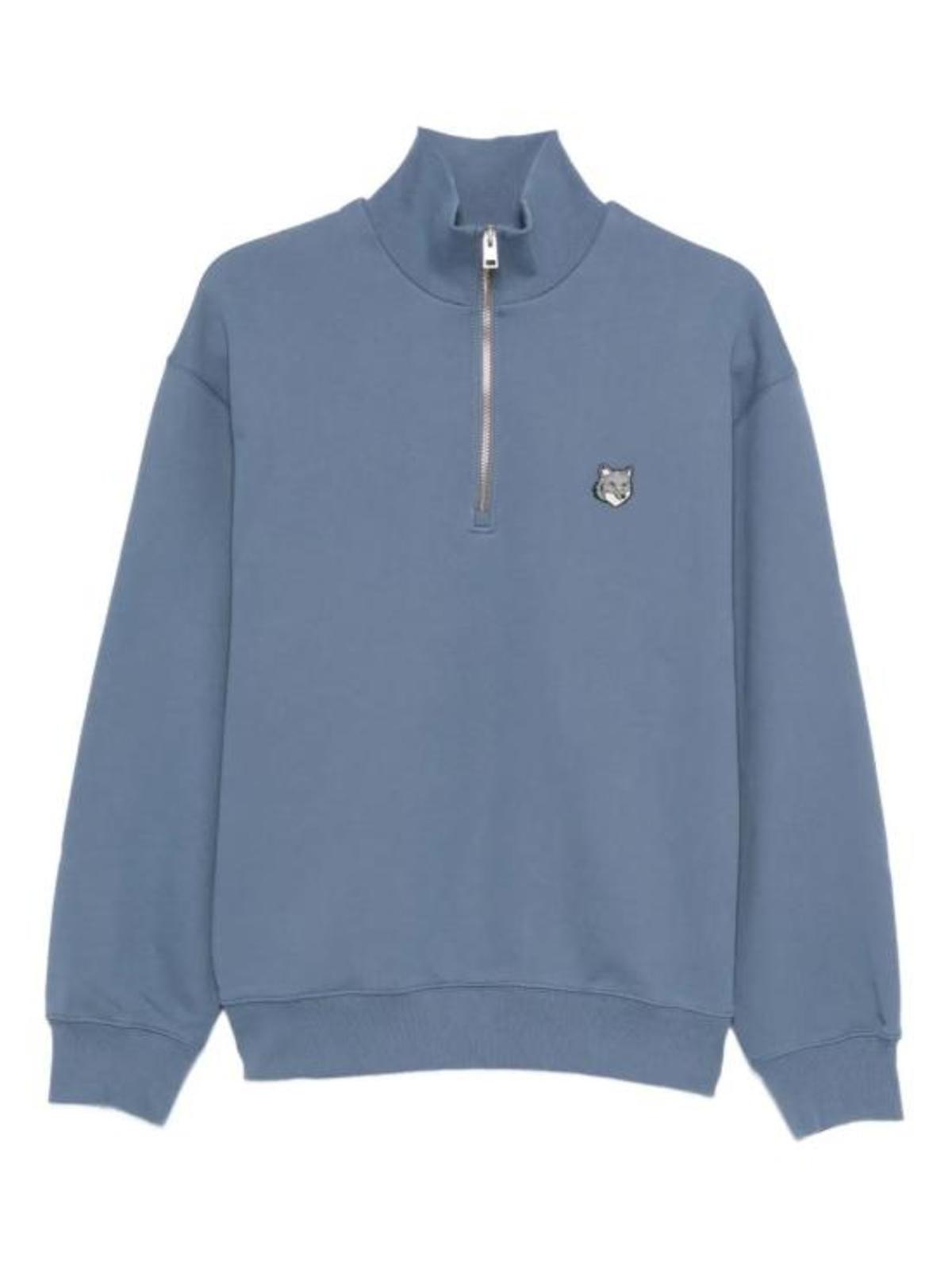 Maison Kitsuné PM00305KM03410380 Tunic Top - Seine Blue - Image 1 of 1