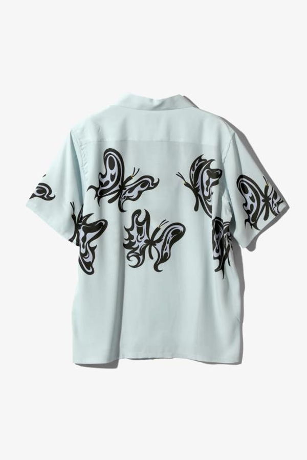 Needles Polo Shirt - Lt Blue