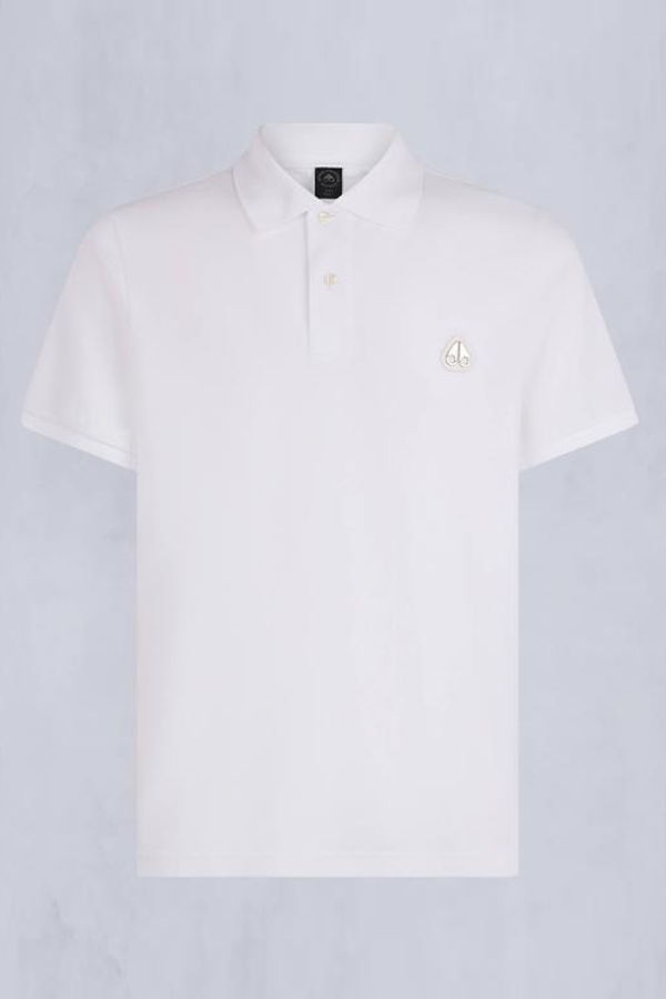 MOOSE KNUCKLES Polo Shirt - Bone
