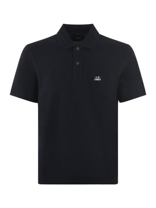 C.P. Company 18CMPL262A005022G999 Polo Shirt - Black