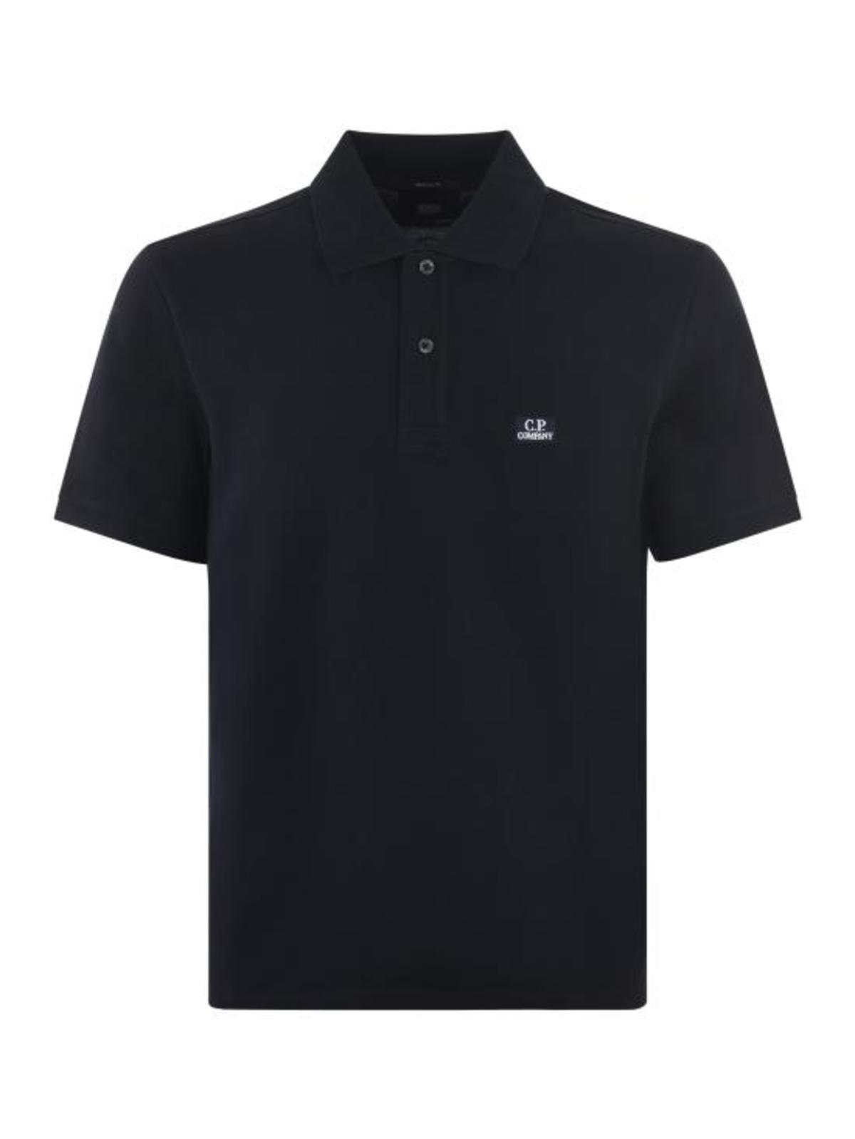 C.P. Company 18CMPL262A005022G999 Polo Shirt - Black - Image 1 of 1