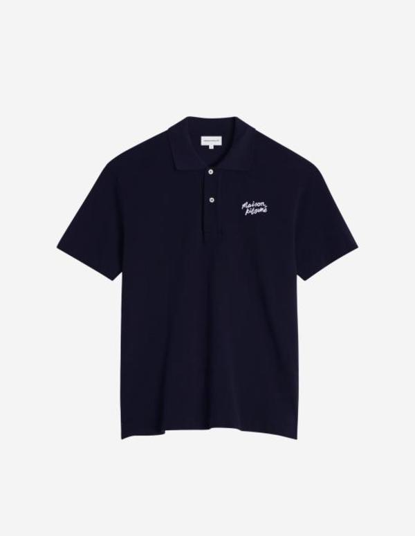 Maison Kitsun Polo Shirt - Ink Blue