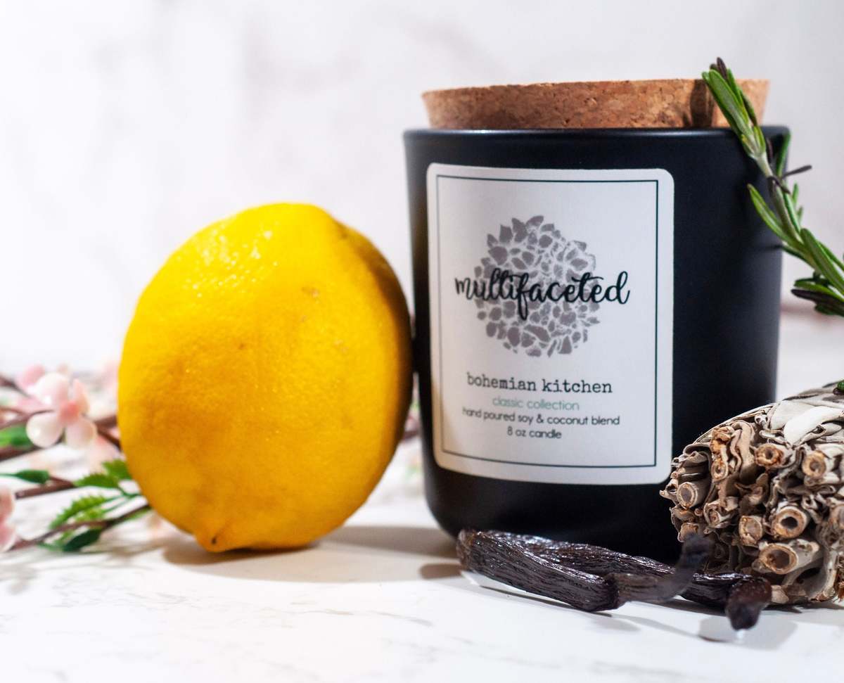 Multifaceted Artisan Candles Bohemian Kitchen Scented Candle - Image 2 of 6