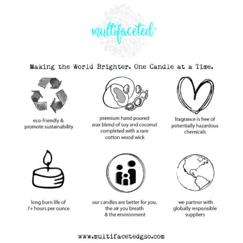 Multifaceted Artisan Candles Bohemian Kitchen Scented Candle