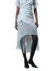 TIGRA TIGRA Irregular Pluck Dress - White - Thumbnail 3
