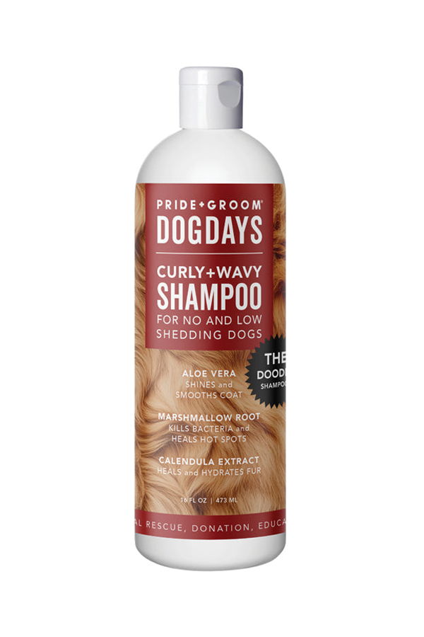 Pride + Groom DOGDAYS Hydrating Dog Shampoo for Curly & Wavy Coats Dog Shampoo
