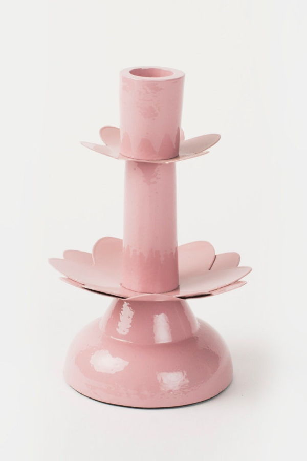 Mela Artisans Lotus Bloom Tapered Candleholders