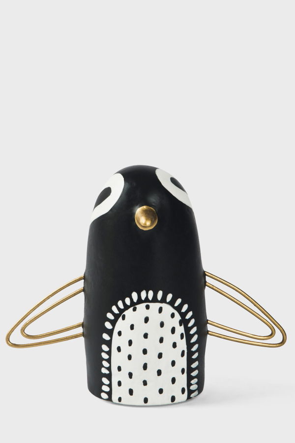 Mela Artisans Midnight Penguin Figurine