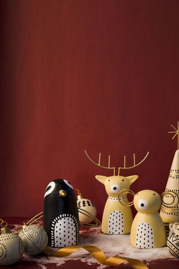 Mela Artisans Midnight Penguin Figurine