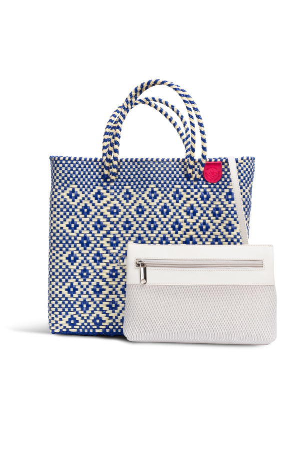 Tin Marin Mixte Large Woven Crossbody Bag