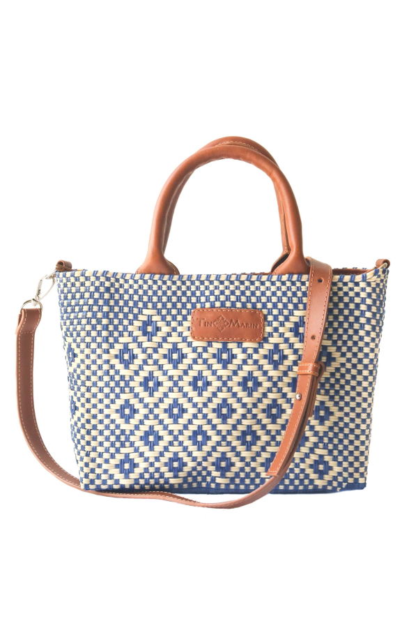 Tin Marin Mixte Small Woven Crossbody Bag