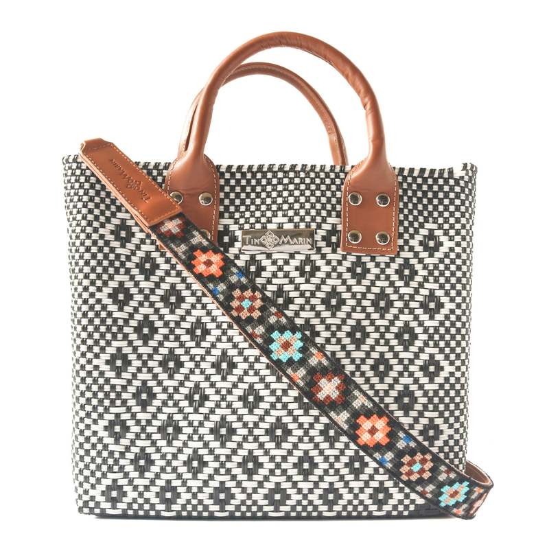 Tin Marin Panda Large Woven Crossbody Bag