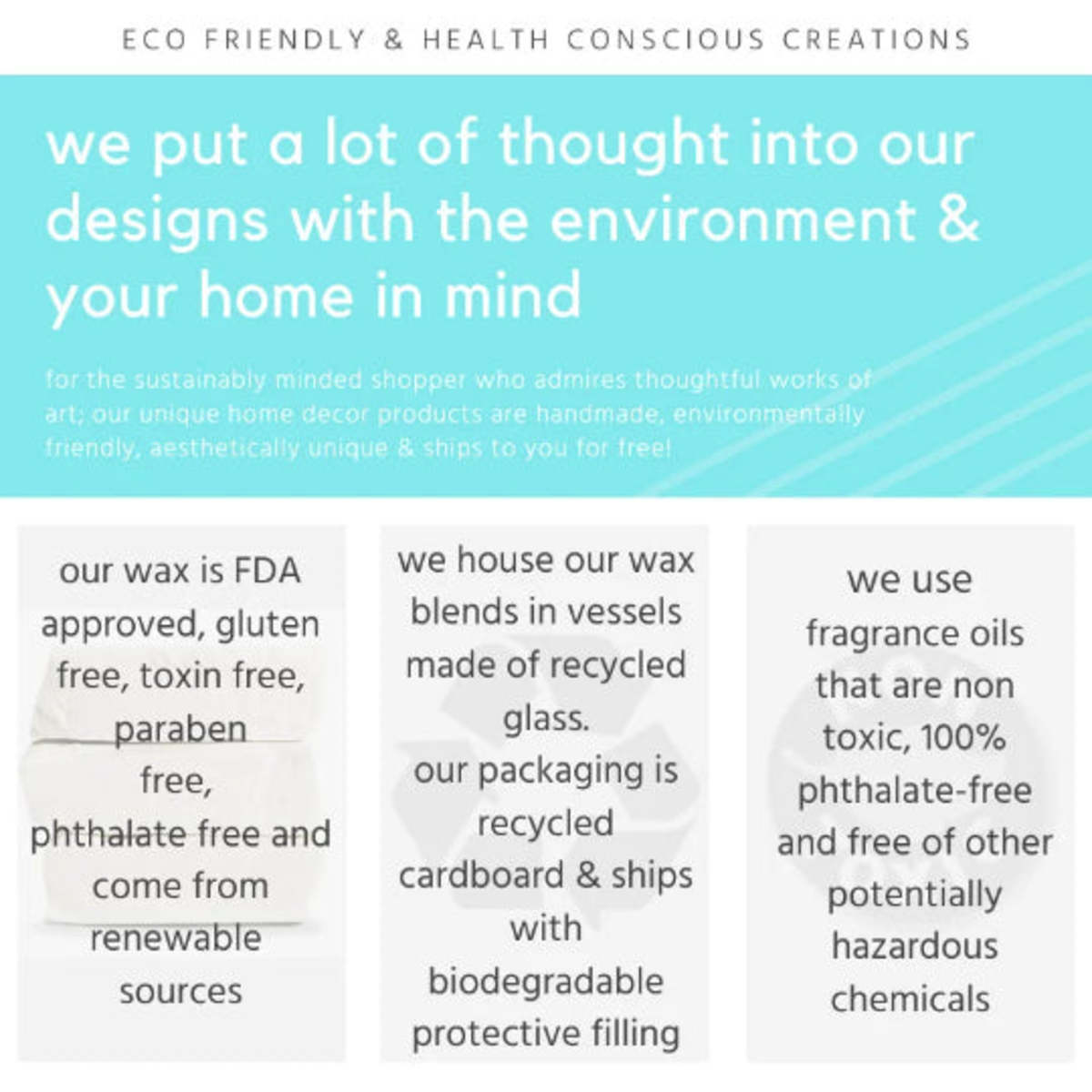 Multifaceted Artisan Candles Santal Scent Eco-Friendly 8 oz Candle - Image 5 of 5